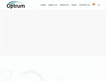 Tablet Screenshot of optrum.com
